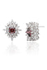 American Diamond Brow Silver Stud Earrings - Jumkey Fashion Jewellery