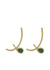 American Diamond Emerald Stud Earrings - Jumkey Fashion Jewellery