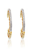 American Diamond Bali Loop Earrings for Party Wear - Jumkey Fashion Jewellery